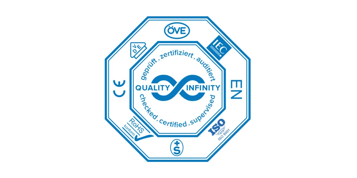 Prüfsiegel Quality Infinity